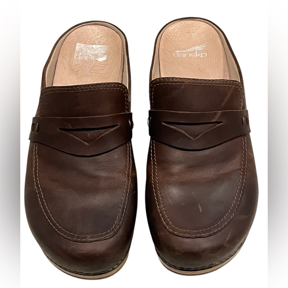 Dansko Bel Mule, Leather Clogs, Size 11